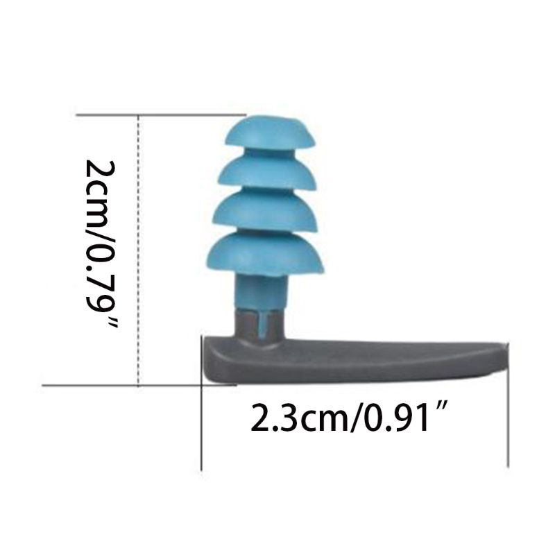 QQ Nút Bịt Tai Chống Ồn Chống Thấm Nước Có Thể Tái Sử Dụng Khi Bơi Lội