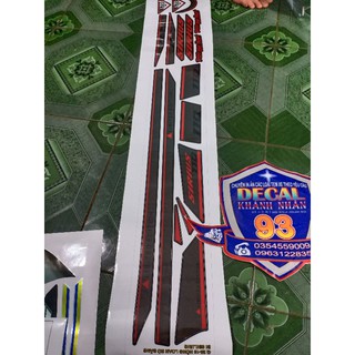 Tem rời sirius đen chỉ đỏ, ko bay màu