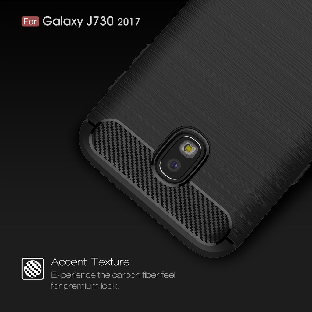 Ốp Lưng Tpu Sợi Carbon Cho Samsung Galaxy J3 J5 J7 Pro 2017 / J330 / J530 / J730 | BigBuy360 - bigbuy360.vn