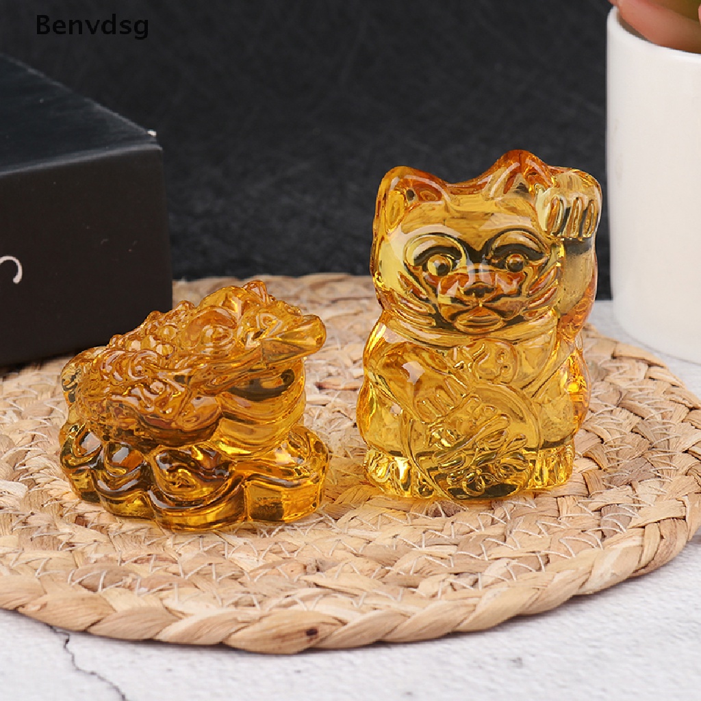 Chú Ếch May Mắn Pha Lê Vàng Phong Thủy Trung Hoa Dùng Trang Trí Nhà Cửa