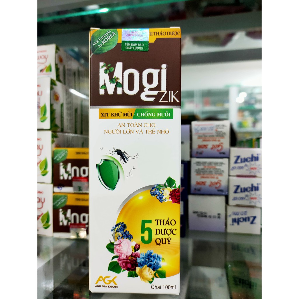 Xịt chống muỗi Mogi Zik - An toàn cho mẹ và bé