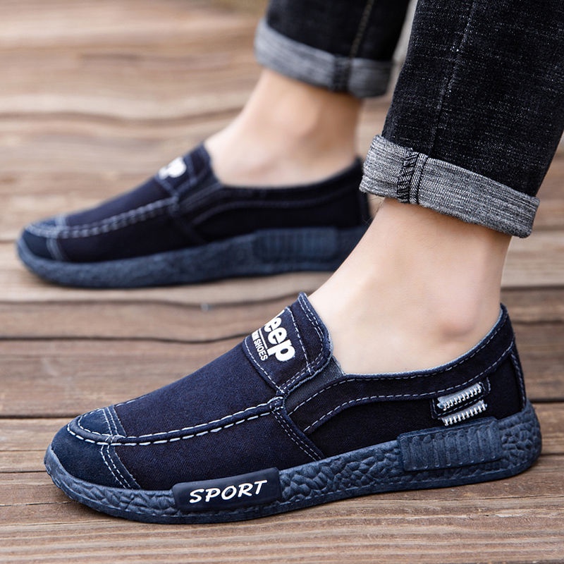 Giày Lười vans Chống Trượt Thoáng Khí Thời Trang Cho Nam