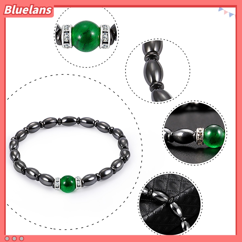 Vòng Tay Chuỗi Hạt Nam Châm Đen Giúp Giảm Đau Hiệu Quả