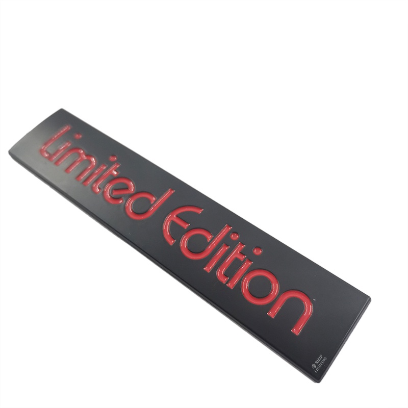 1 x Miếng Dán Logo Chữ LIMITED Bằng Kim Loại Trang Trí Cho Xe Hơi