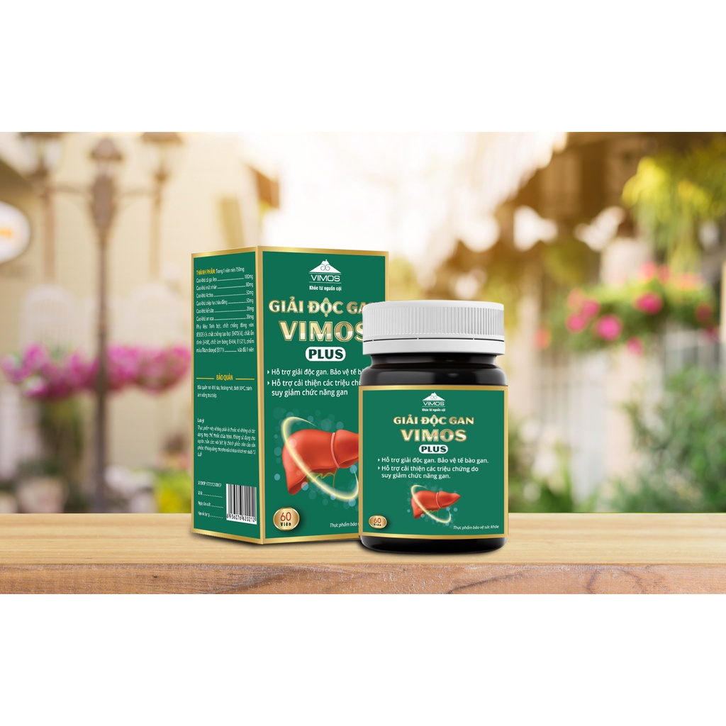 Giải Độc Gan Vimos mát gan tăng cường chức năng gan viêm gan, xơ gan, người uống nhiều bia rượu