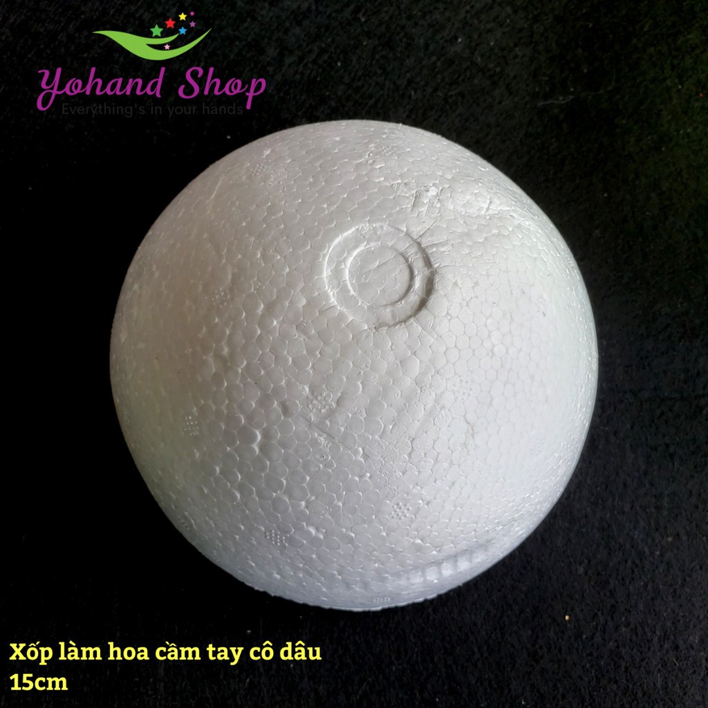 Tay cầm hoa Xốp bán cầu làm hoa cầm tay cô dâu (giá/ cái)