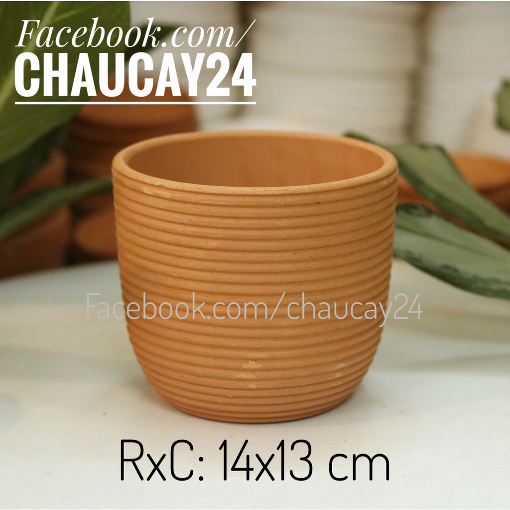 Chậu cây đất nung  hình trứng trồng cây cảnh để bàn, cây nội thất, sen đá, xương rồng, hoa kiểng