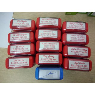 Khắc dấu chức danh.
