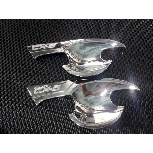 Ốp tay nắm, hõm cửa xe Mazda CX-5, CX5 2018-2022 mạ Crom