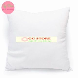 Ruột Gối 45x45 gòn xơ mềm xoắn 3 chiều (gối tựa lưng sofa - văn phòng) có dây kéo, êm phồng giá rẻ (hàng có sẵn)