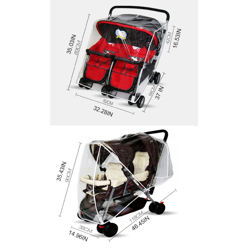 Vỏ Bọc Xe Đẩy Em Bé Chống Mưa Tiện Dụng