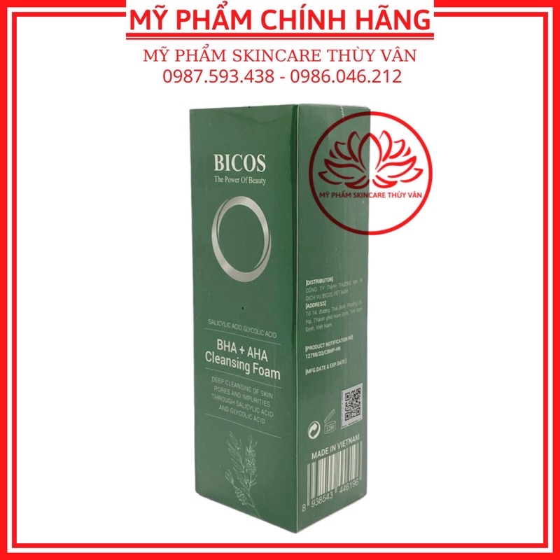 Sữa Rửa Mặt Sạch Sâu Chính Hãng BICOS 100g