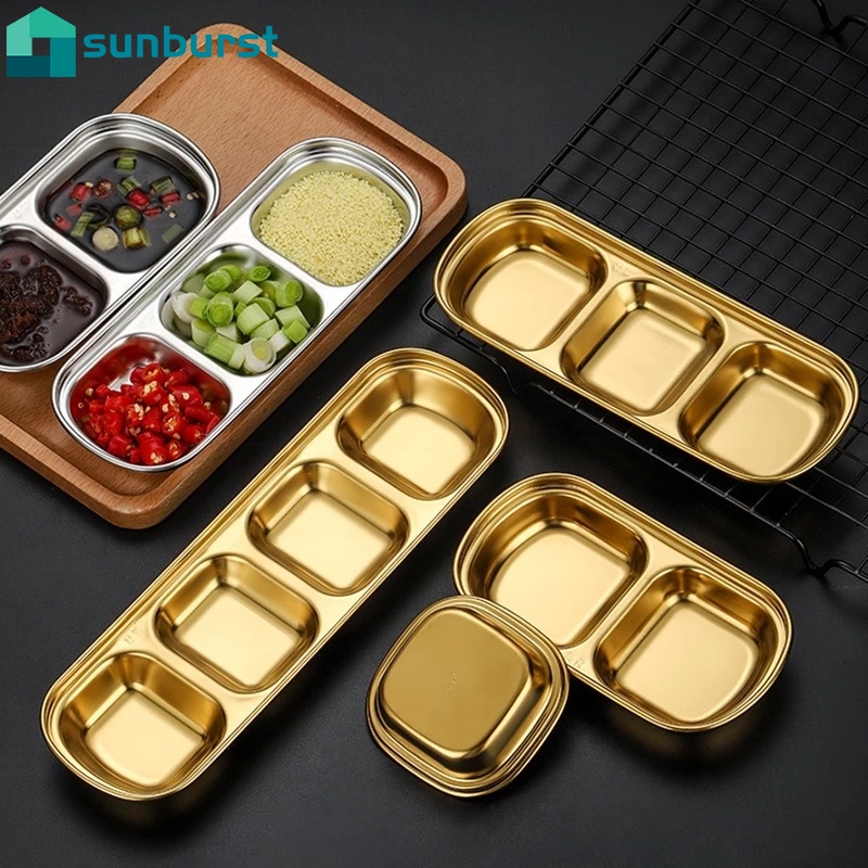 Khay Đựng Nước Sốt / Nước Chấm Bằng Thép Không Gỉ Chất Lượng Cao