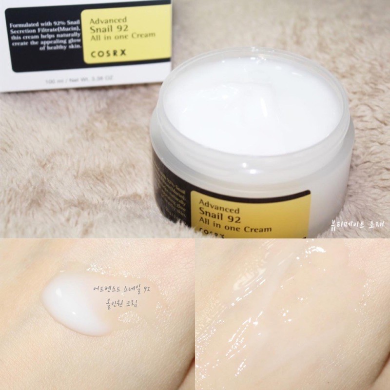 Kem dưỡng Cosrx advanced snail 92 all in one cream