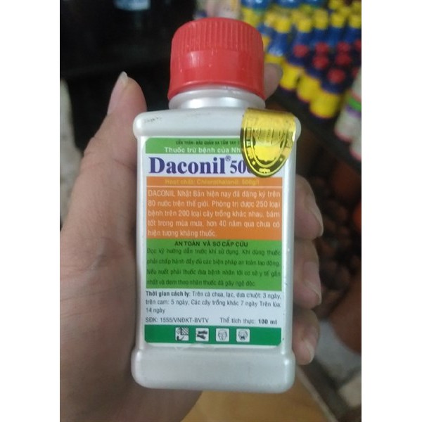 Thuốc trừ nấm bệnh Daconil 500sc đặc trị mốc sương, thán thư, đốm lá, phấn trắng.