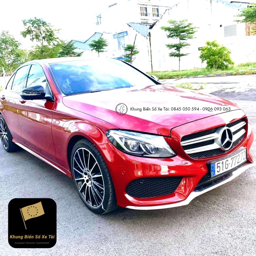 Khung biển số xe ô tô Châu Âu Wurth phiên bản Logo MU