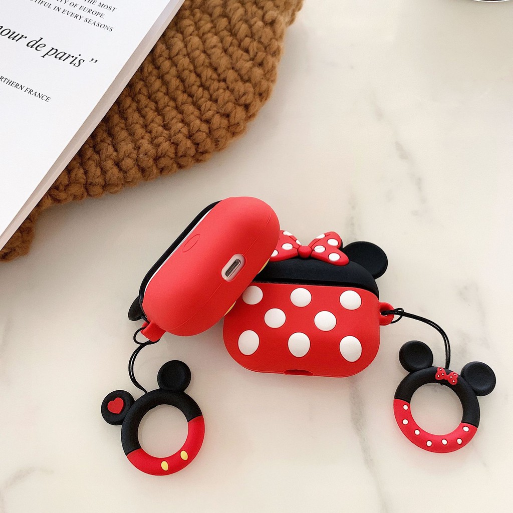 Ốp Airpods Mickey Minnie cho AirPods 1/2/Pro - airpod case