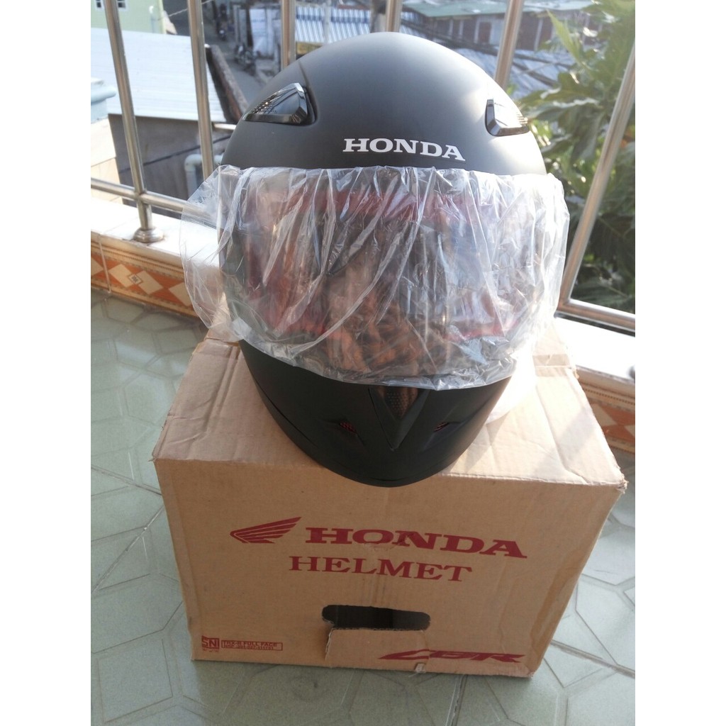 Nón Honda Fullface đen nhám Indonesia