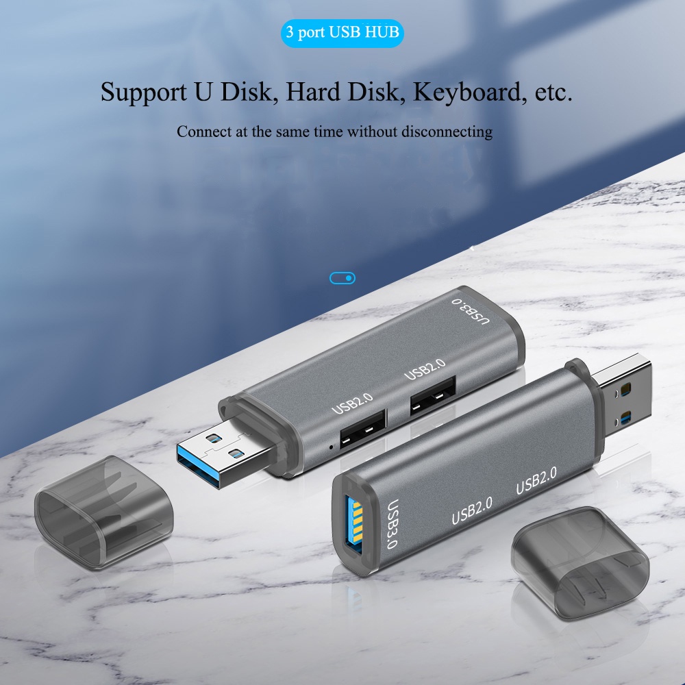 Bộ chia USB 3.0 3/4 cổng OTG cho Macbook Pro PC