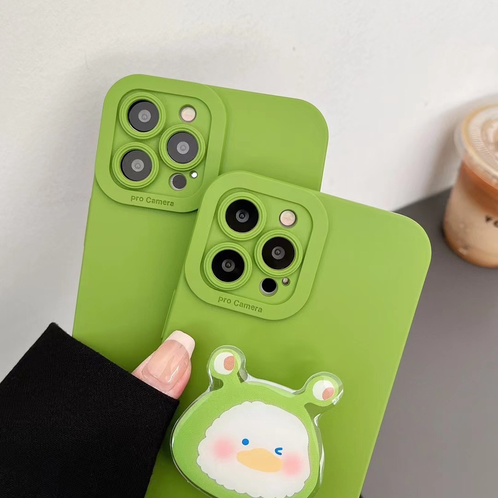 Ốp Điện Thoại tpu Họa Tiết Quái Vật Dễ Thương Kèm Giá Đỡ Cho iphone 13 pro max ins12 pro max 11 pro max xsmax