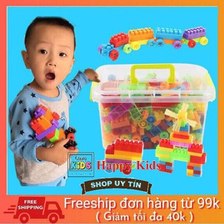 Bộ đồ chơi xếp hình tuổi thơ 110 chi tiết ANTONA cho bé