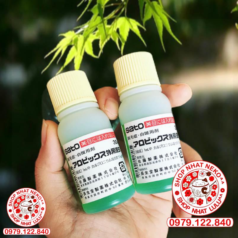 Lọ Tinh chất kích thích mọc tóc thảo dược Sato Nhật bản – 30ml