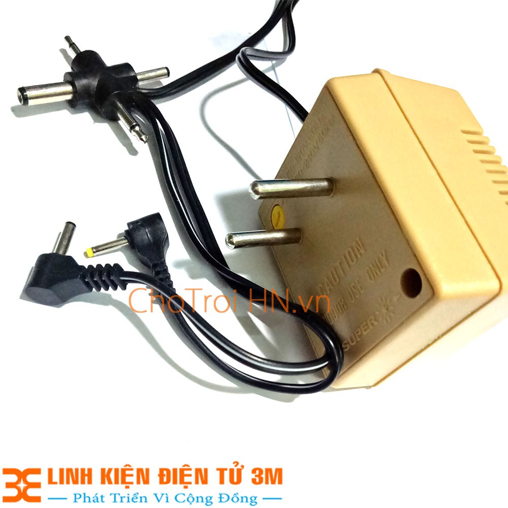 Bộ Chuyển Đổi Điện Winstar SC-3123B 110V/220VAC-DC 1,5v 3v 4,5v 6v 9v 12v 400ma