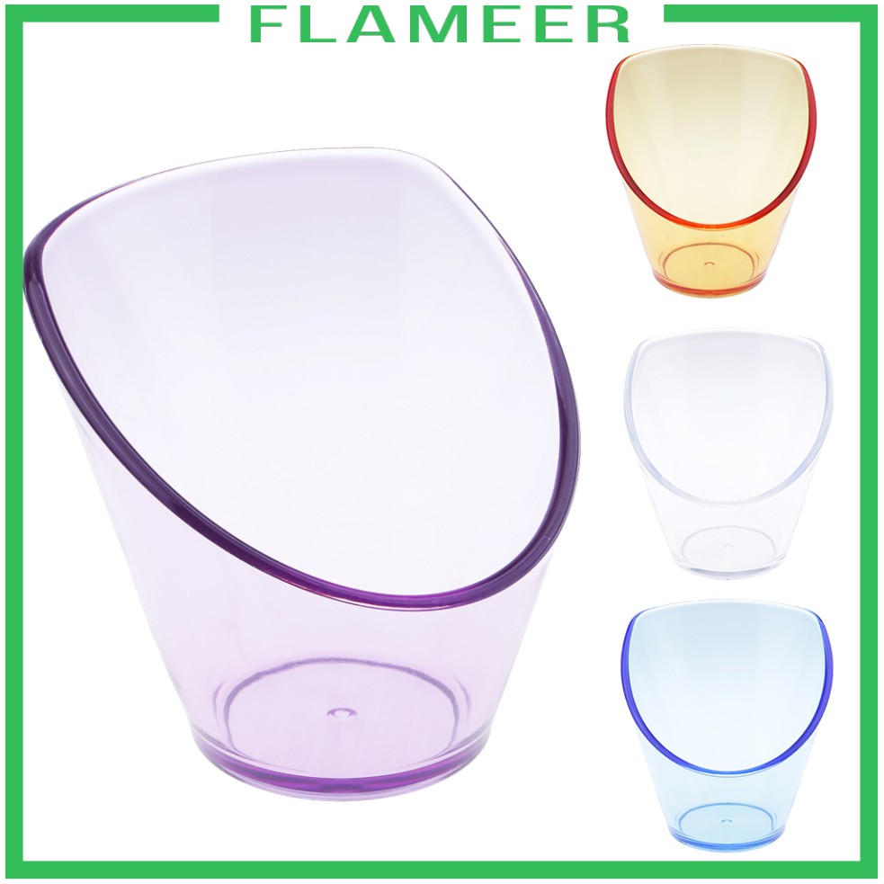 [FLAMEER] 1 Piece Salad Mixing Bowl Mixing Serving Bowl Clear Vase Container 12CM