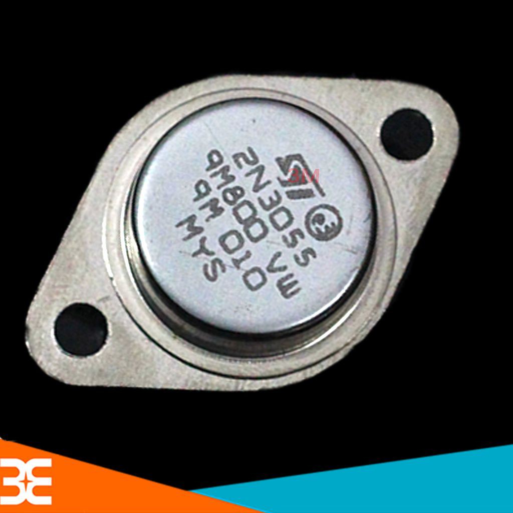 Bộ 10 Con Sò Sắt 2N3055 TO-3 Malaysia