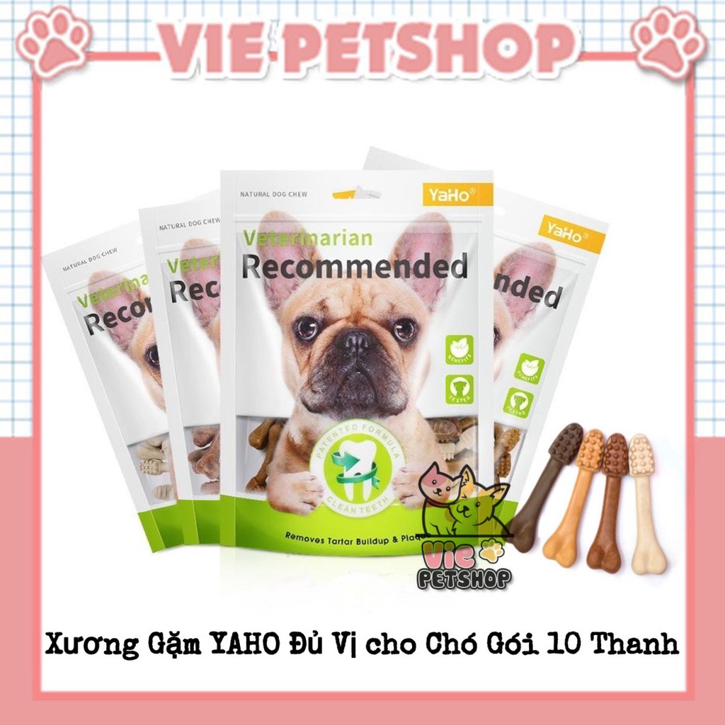Xương Gặm YAHO Sạch Răng Thơm Miệng Cho Chó Mix Vị | Vie PETSHOP