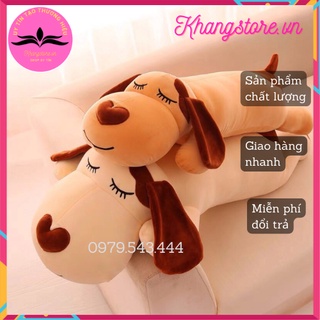  Gối ôm Gấu bông chó Husky mũi trái tim chất liệu bông cao cấp đủ size 50cm 70cm 1m 