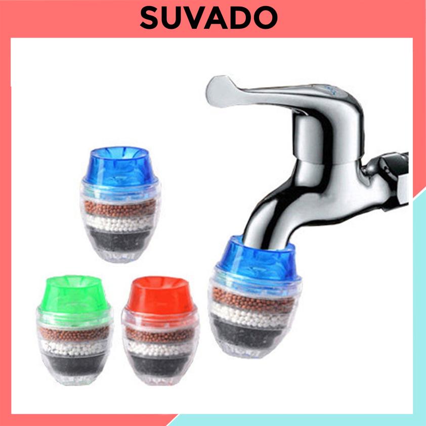 Đầu Lọc Vòi nước trực tiếp 6 Tầng Lọc RY10  Lọc Nước Mini Có Tăng Giảm Gắn Được Nhiều Loại vòi tròn SUVADO