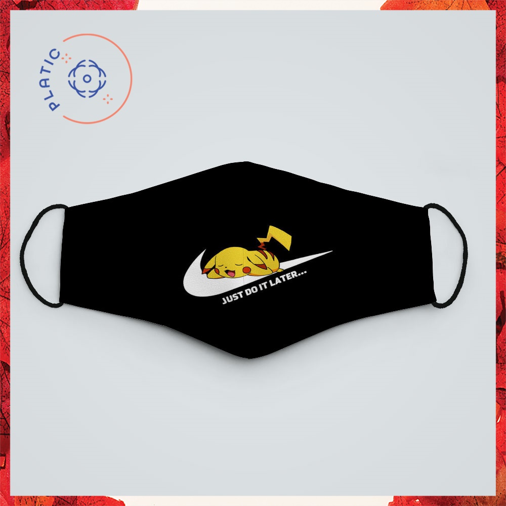 khẩu trang 3m dùng trong y tế In Hình Nike_41 PLATIC Dây Đeo Mềm Chuyên Dụng, Đeo Thoải Mái, Không Đau Tai, Dễ Thở