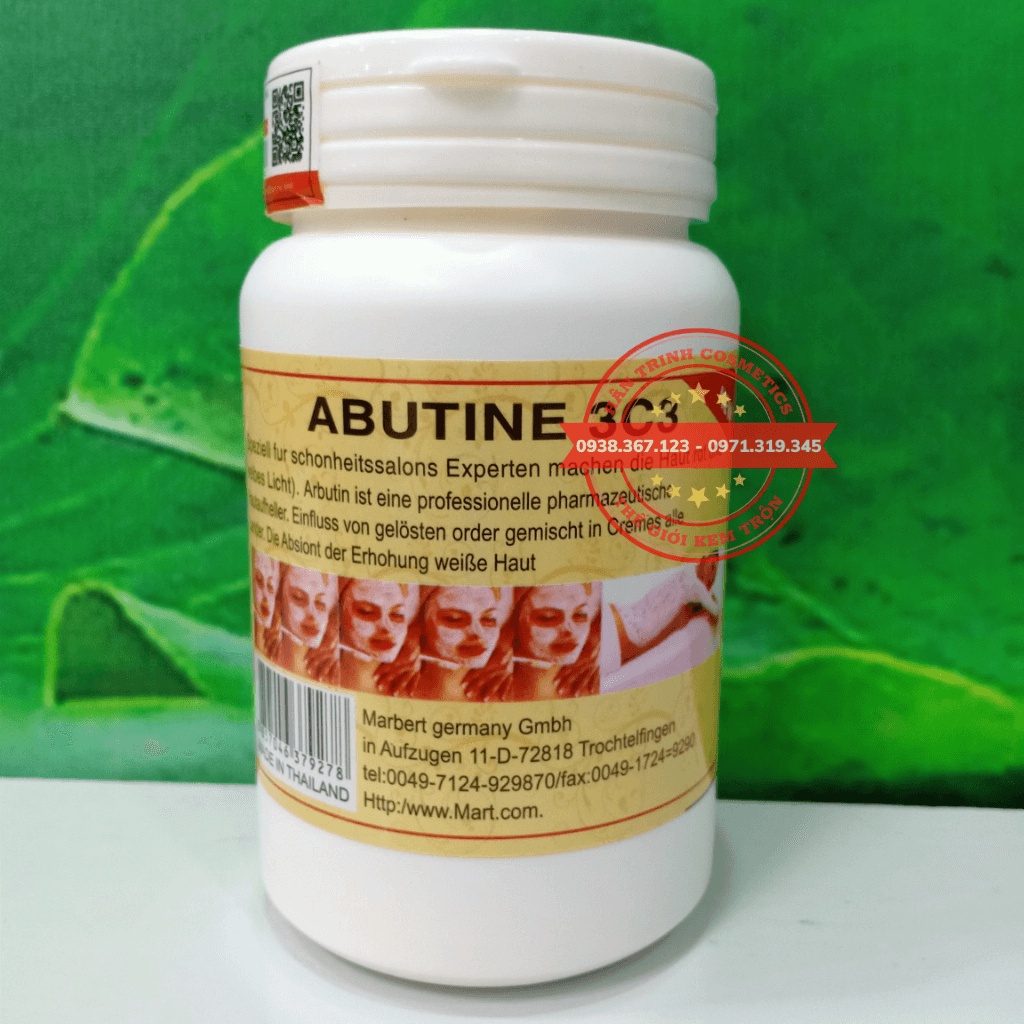 Kem Kích Trắng Abutine 3C3 Thái Lan Màu Vàng Hủ 250g - Mỹ Phẩm Hân Trinh