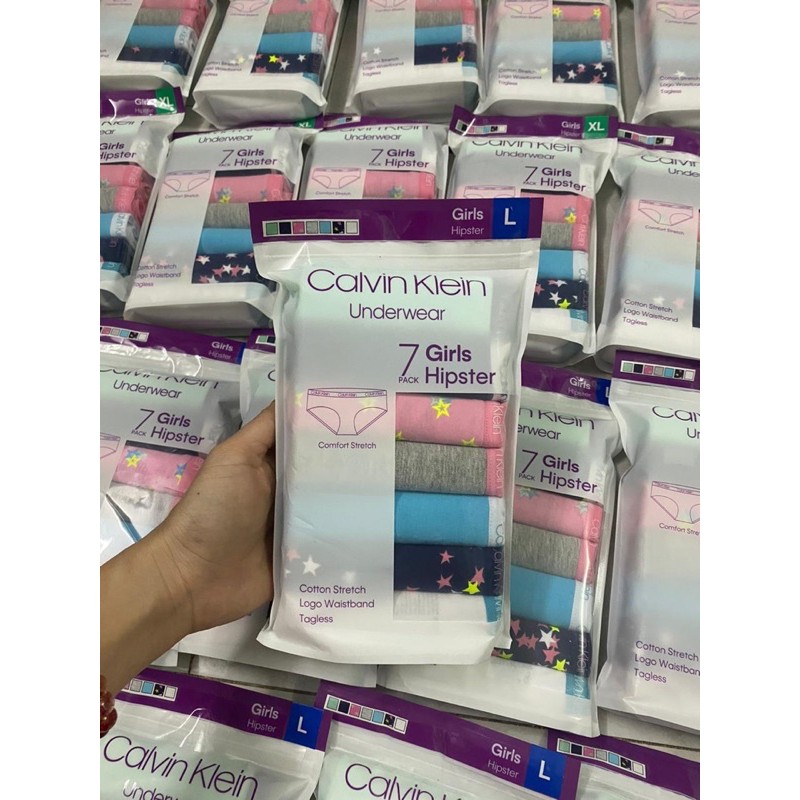 Sét 7 quần sịp Calvin Klein hipster ( chính hãng Mỹ)