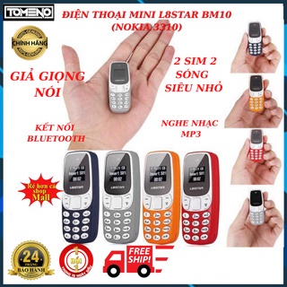 điện thoại mini , L8STAR BM10 ( Nokia 3310 ) , 2 sim 2 sóng siêu nhỏ , đổi giọng nói , kết nối bluetooth , Nghe Nhạc mp3