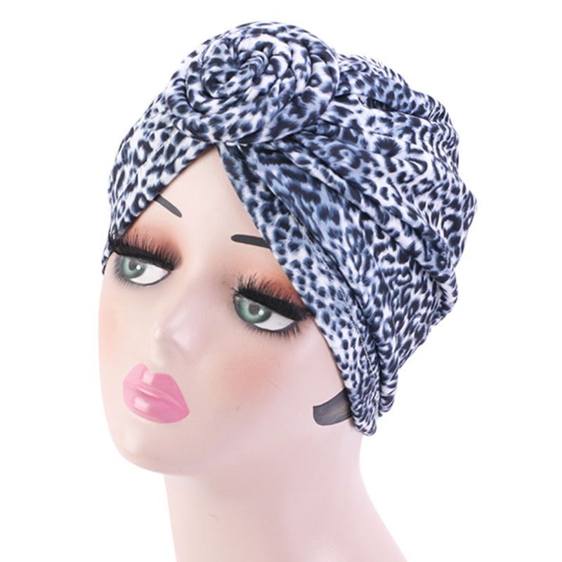 Mũ Turban Thắt Nút Họa Tiết Thổ Cẩm Cho Nữ