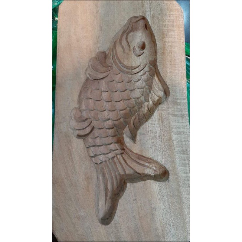 khuôn gỗ cá chép 300gram