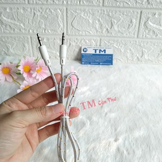 Cáp âm thanh 2 đầu 3.5mm dây dù dài 1m