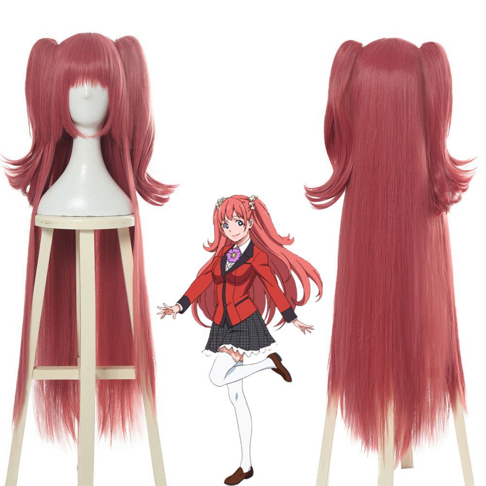Japan Kakegurui Jabami Yumeko Meari Kirari Yumemi Runa Long Cosplay Party Hair Wigs girl gift