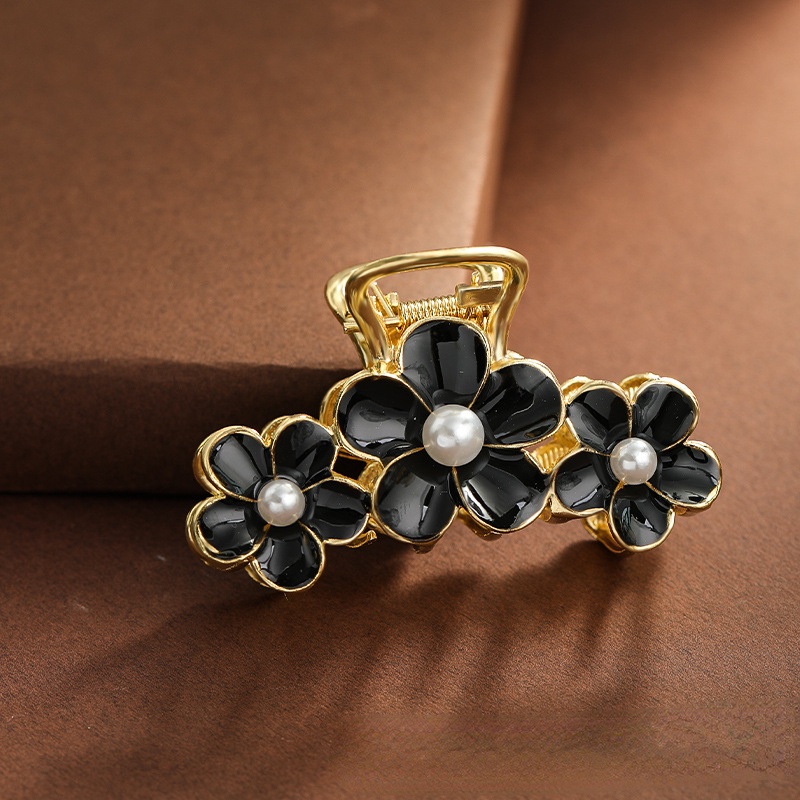 Kẹp Tóc Hình Hoa Bằng Hợp Kim