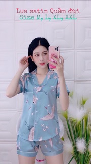 🎀 Pijama TNQD Lụa satin 🎀 size L (dưới 55kg)