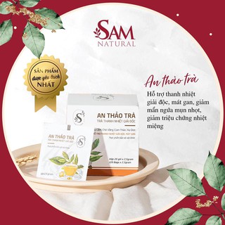 Trà an thảo Sam Natural đẹp da, thon dáng, mát gan, thanh lọc cơ thể, hộp 20 gói