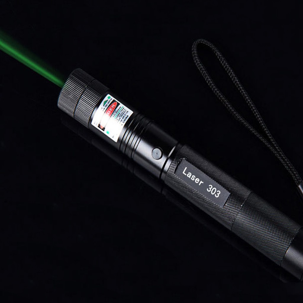 Đèn Pin LASER 303 - FULL Box - Có sạc