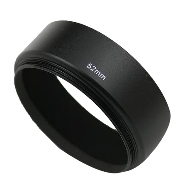 Hood lens / Loa che nắng nhôm ren xoáy góc normal size 40.5 43 46 49 52 55 58 62 67 72mm cho lens MF