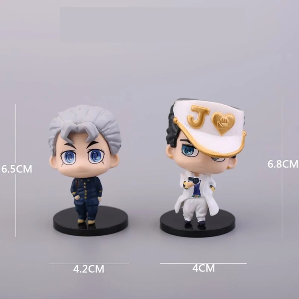 Set 6 Mô Hình Đồ Chơi Nhân Vật Trong Phim Hoạt Hình Jojo 's Bizarre Adventure 7cm