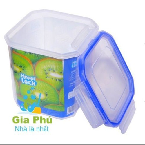 Hôp nhựa đựng thực phẩm Happi Lock nắp gài 4 cạnh chắc chắn, an toàn 1200ml | BigBuy360 - bigbuy360.vn