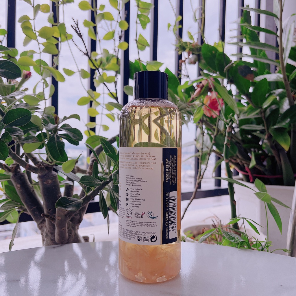 Nước Tẩy Trang Hoa Hồng Cocoon 500ml