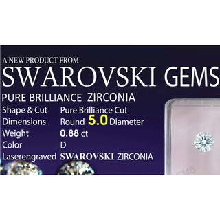 Kim Cương Nhân Tạo 5LY - Swarovski Gems (Cộng hòa Áo)