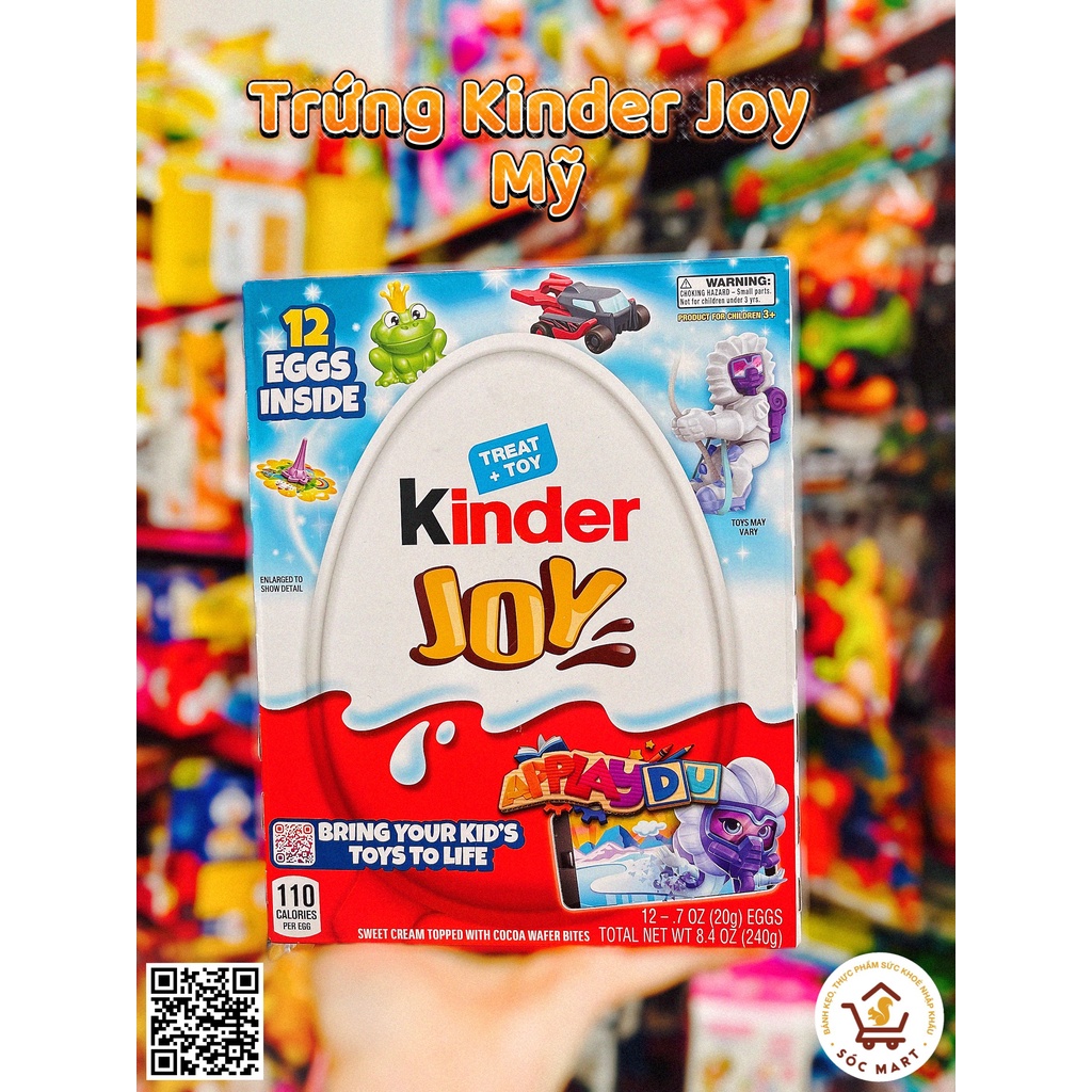 Trứng đồ chơi Kinder Joy Mỹ và Ấn Độ. ⚡Tạo sự sáng tạo cho bé⚡ ⚡Chuẩn nhập⚡ Chất lượng cao cấp.